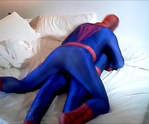 spiderman penetrates..